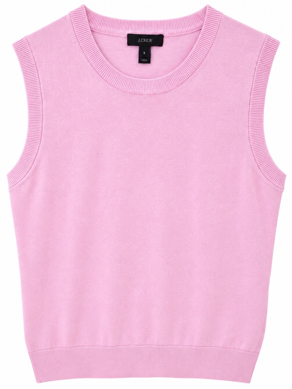 J. Crew Light Pink Sleeveless Knit Shell